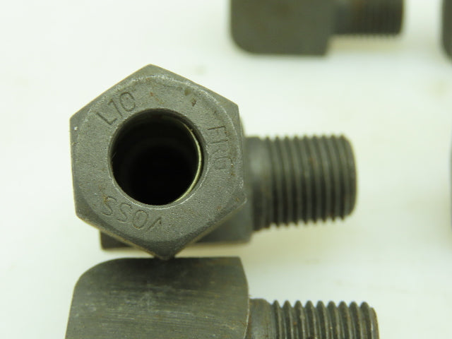 VOSS Steel Flareless 90° Male Compression Elbow 10mm Tube x 1/4" BSPT Lot of 9