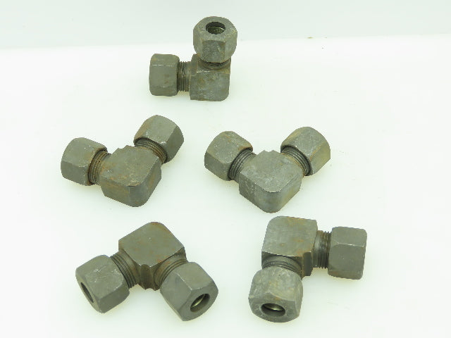 VOSS S12 Steel Flareless 90° Metric Union Compression Elbow 12mm Tube Lot of 5