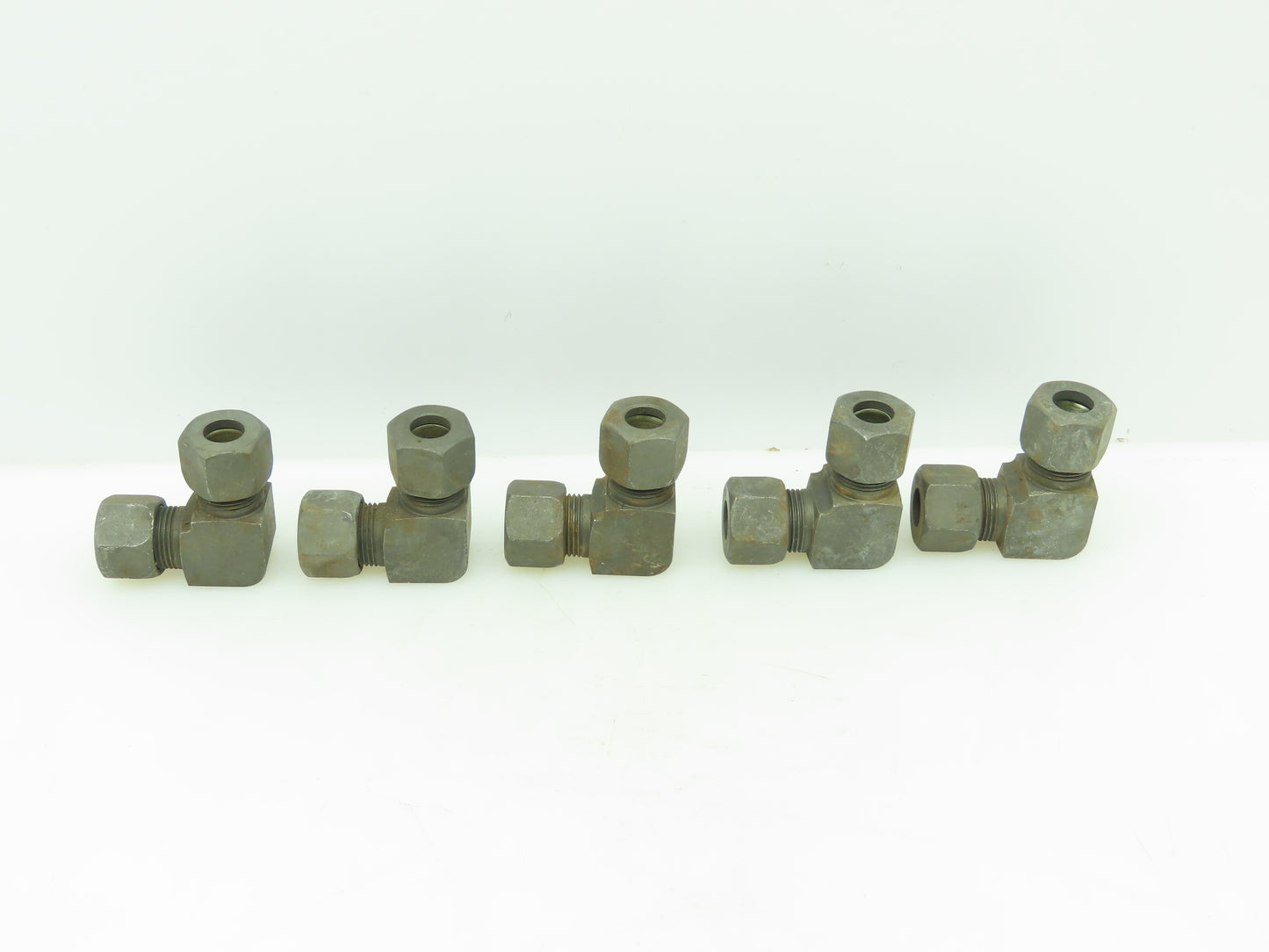 VOSS S12 Steel Flareless 90° Metric Union Compression Elbow 12mm Tube Lot of 5