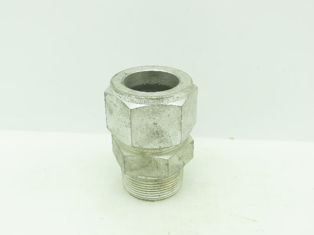 Swagelok Steel Compression Straight Male Connector 1-1/2" Tube x 1-1/2" NPT