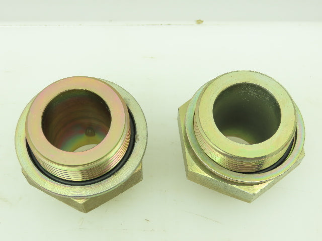Triple-Lok 37° Flare Male Connector SAE-20 1-1/4" JIC x 1-1/4" BSPP Lot of 2