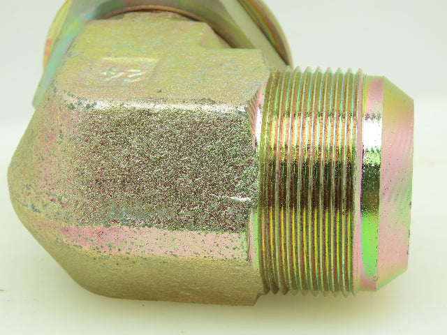 TripleLok 37° Flare Male Elbow Connector SAE-24 1-1/2" JIC x 1-1/2" BSPP O-Ring