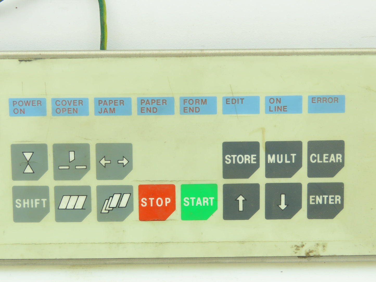 Bell and Howell CS-538-000C L.S. Control Panel Complete 7002061 SS Backplate
