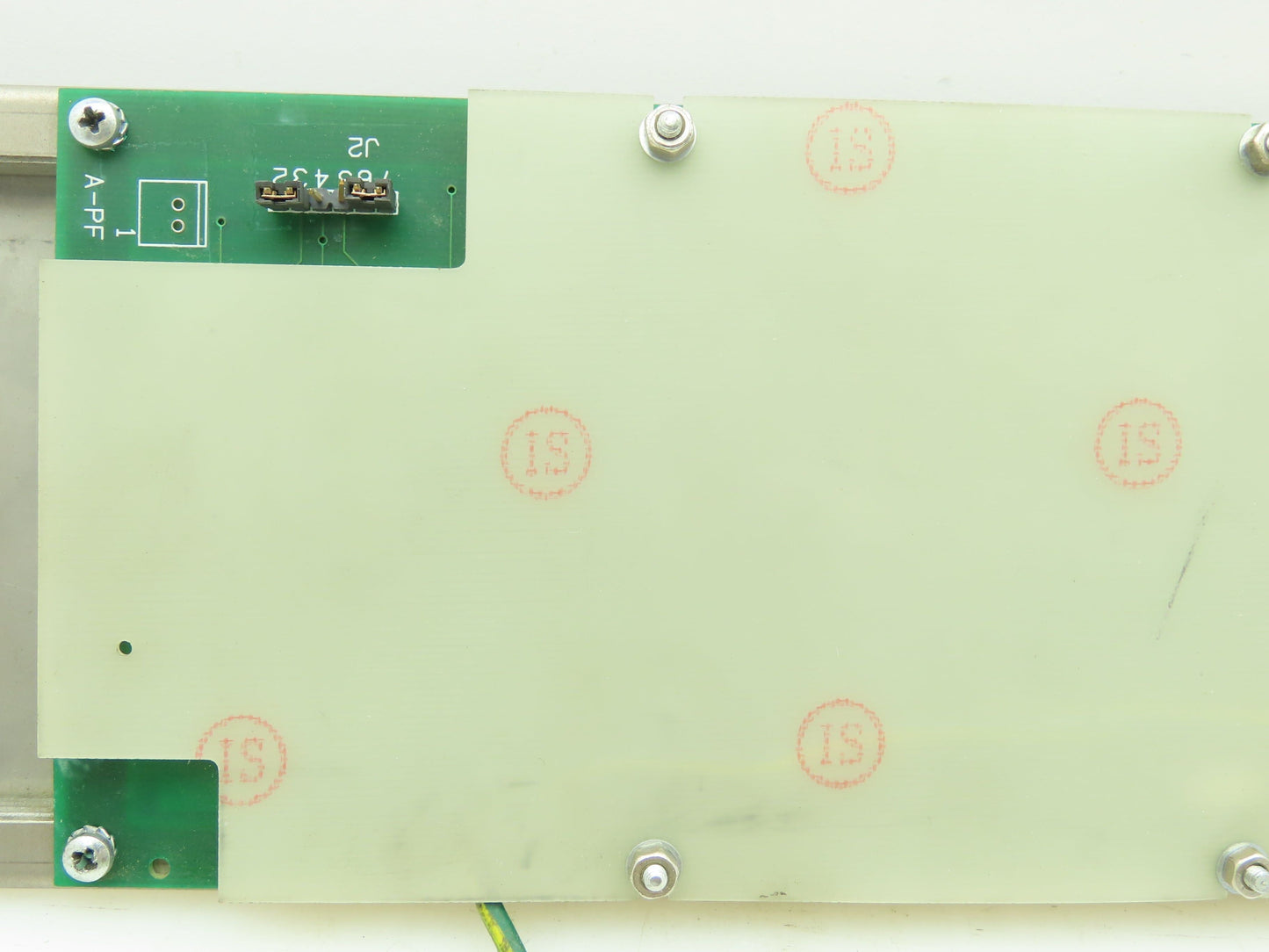 Bell and Howell CS-538-000C L.S. Control Panel Complete 7002061 SS Backplate