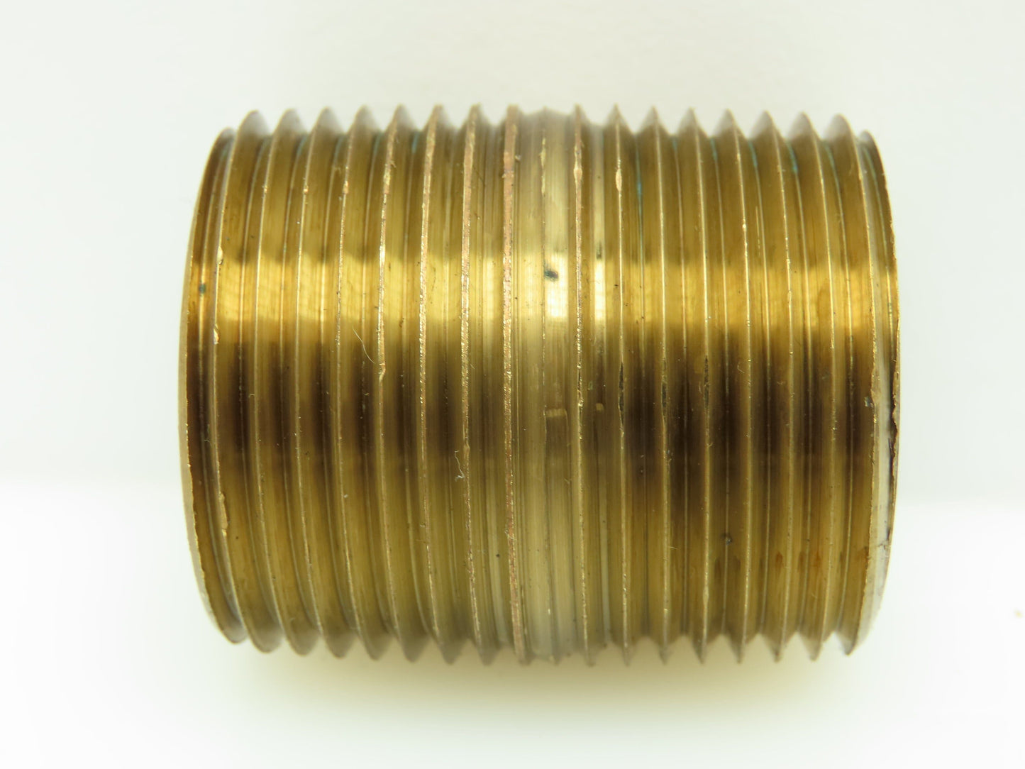 Sch 40 Red Brass Threaded Pipe Nipple 1" NPT x Close 1-1/2" Length LOT OF 10