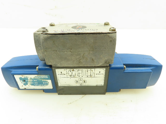 Vicker DG4V-3-6C-W-T-10-JA-S310 Hyd Directional Control Solenoid Valve 100V Coil