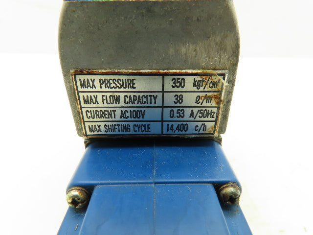 Vicker DG4V-3-6C-W-T-10-JA-S310 Hyd Directional Control Solenoid Valve 100V Coil