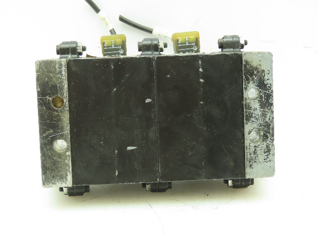 A239SS-120-A IR ARO Pneumatic Solenoid Air Control 2 Valve Manifold Block 1/2"