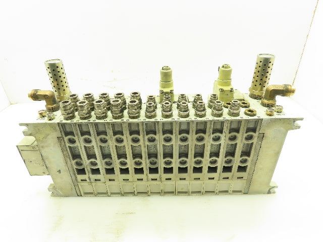 SMC VQ4301-5 Numatics Solenoid 12-Valve/Station Manifold Block VQ4101-5/VQ4200-5