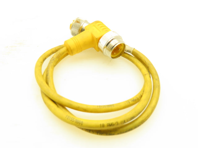 Turk WSM RKM 30-1M Double Ended Cord Set 7/8"Right Angle Male/Straight Female