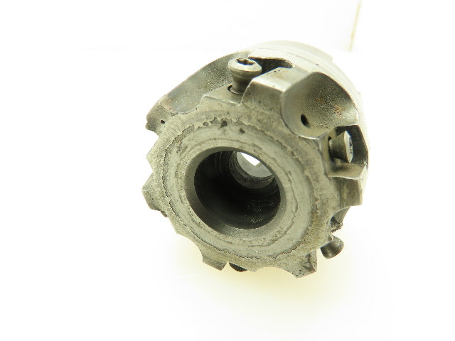 Kennametal 1-3/4"Flute Indexing Coolant Facemill 7/8" Arbor 6-Carbide Insert