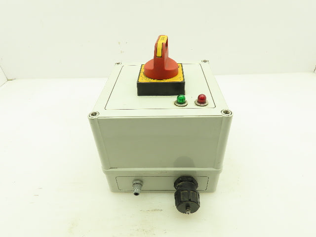 Vynckier Manual Motor Starter Protector Rotary Disconnect Switch Enclosure 7x7x6