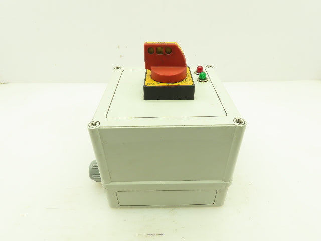 Vynckier Manual Motor Starter Protector Rotary Disconnect Switch Enclosure 7x7x6