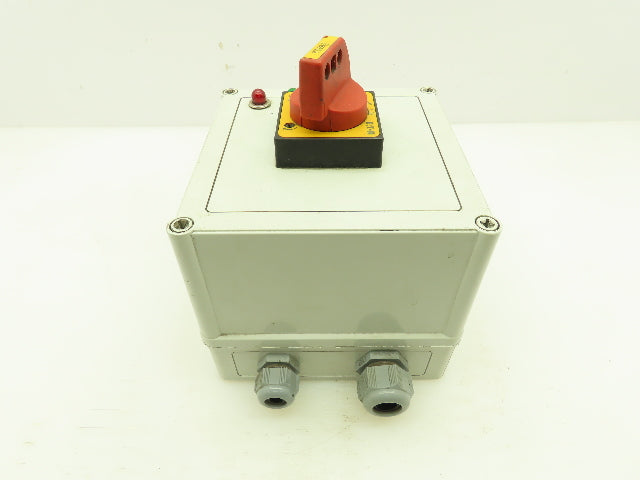 Vynckier Manual Motor Starter Protector Rotary Disconnect Switch Enclosure 7x7x6