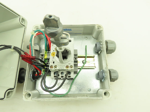 Vynckier Manual Motor Starter Protector Rotary Disconnect Switch Enclosure 7x7x6