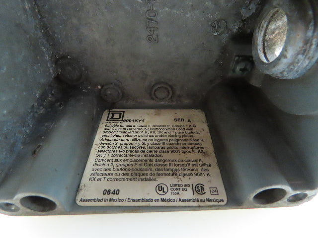 Square D QO130 Class 9001 Type KY-1 Electrical Enclosure W 800T-H2 Allen Bradley