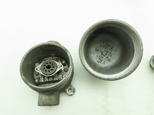 Crouse Hinds Co 1/2 EABC EAJC 16 Explosion Proof Conduit Outlet Box Lot of 2