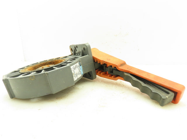 Hayward 3" PVC Butterfly Valve 150 PSI EPDM 4-Bolt 12" Lever BY Series