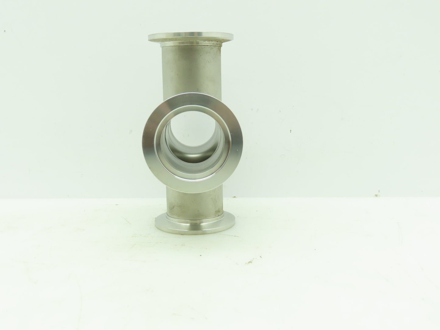 Agilent KC01500256 Cross 4-way 1.5" NW40 Klamp Flange Fitting 304L Stainless