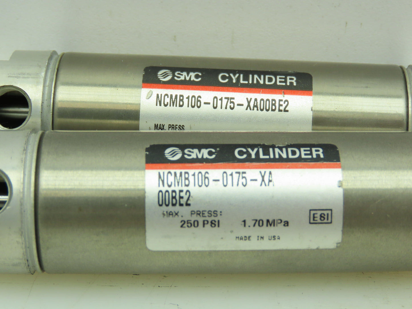 SMC NCMB106-0175 Pneumatic Double Acting Air Cylinder 1-1/16"B 1.75"Str LOT OF 2