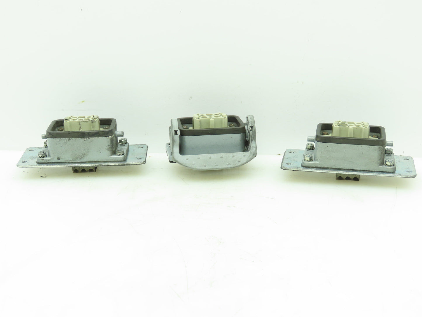 Wieland HS12 Hinge Lock Cable Connect Female Plug Housing 16A 500V 6 Pin Lot of3