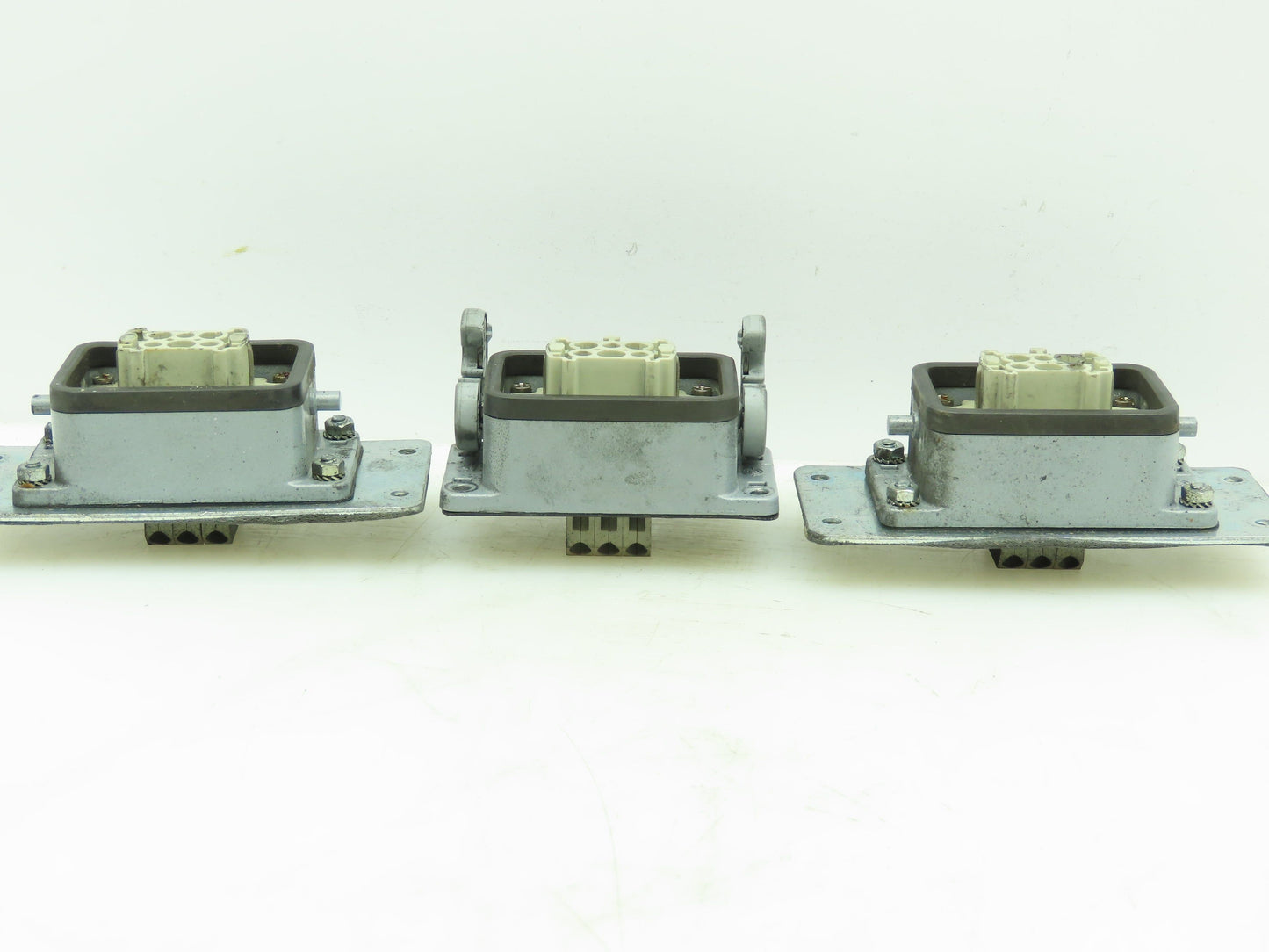 Wieland HS12 Hinge Lock Cable Connect Female Plug Housing 16A 500V 6 Pin Lot of3