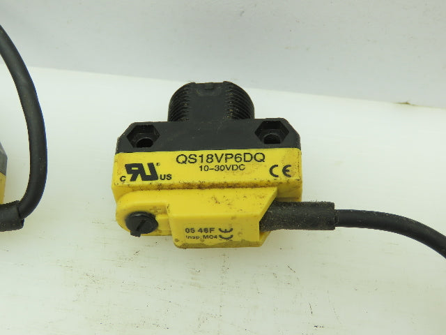 Banner QS18VP6DQ Photo-Electric Sensor 450mm Diffuse Range 10-30VDC LOT OF 3