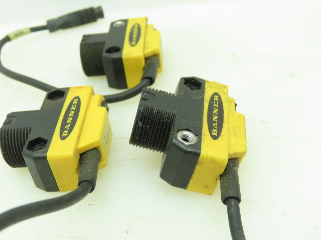 Banner QS18VP6DQ Photo-Electric Sensor 450mm Diffuse Range 10-30VDC LOT OF 3