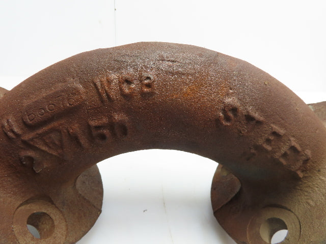 2" Cast Steel 90° Elbow #150 Flange Pipe Fitting 4-Bolt