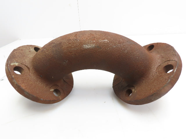 2" Cast Steel 90° Elbow #150 Flange Pipe Fitting 4-Bolt