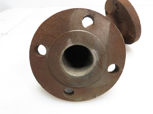2" Cast Steel 90° Elbow #150 Flange Pipe Fitting 4-Bolt