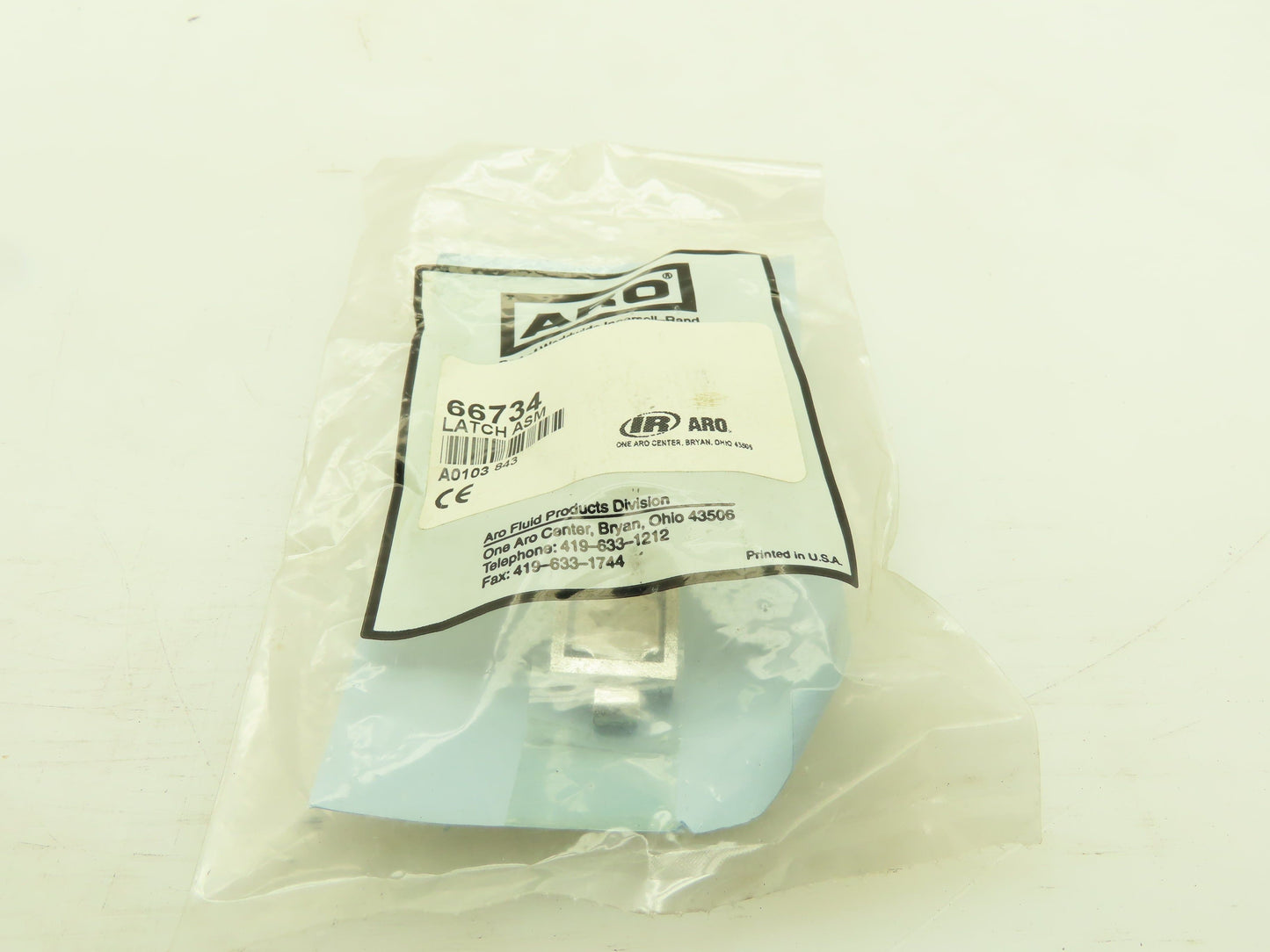 Ingersoll Rand 66734 Aro Latch Assembly For Piston Pump A0103843