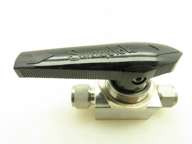 Swagelok SS-45S12MM 12mm Straight Tube Fitting Ball Valve 2500PSI 316 Stainless