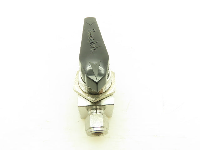 Swagelok SS-45S12MM 12mm Straight Tube Fitting Ball Valve 2500PSI 316 Stainless
