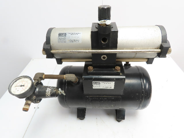 MPS BC2B Bootstrap Compressor Max inlet press. 150 PSIG Pneumatic Tank