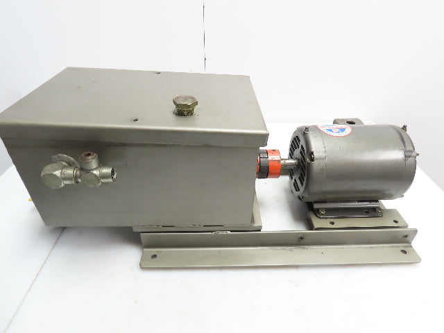 Baldor 1S4AAC 5 Gallon 1 Hp 1725RPM 3Ph 208-230/460V Hydraulic Power Unit
