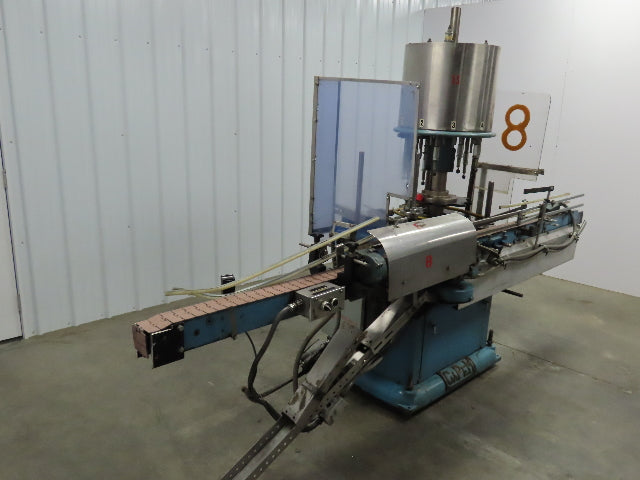 Consolidated Packaging Machinery CaPeM D-10-A Automated Bottle Capping Machine