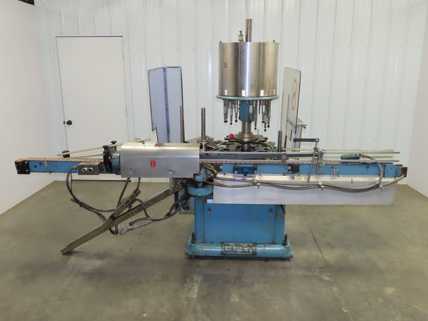 Consolidated Packaging Machinery CaPeM D-10-A Automated Bottle Capping Machine