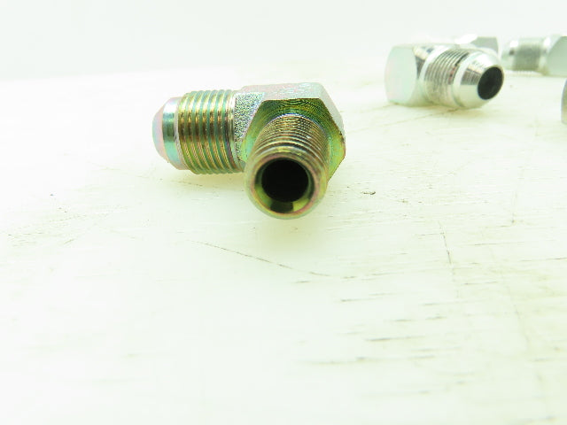 8-4 CTX-S Triple-Lok 37° Flare Male 90° Elbow 1/2" JIC x 1/4" NPT Lot of 12