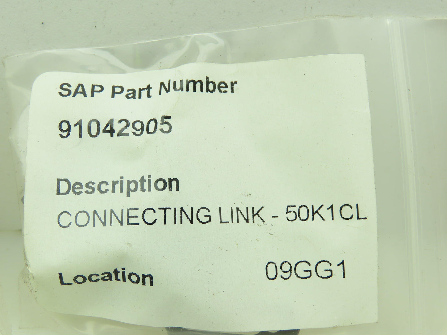 Tsubaki 50K1CL Connecting Link K-1 Attachment Lot of 11