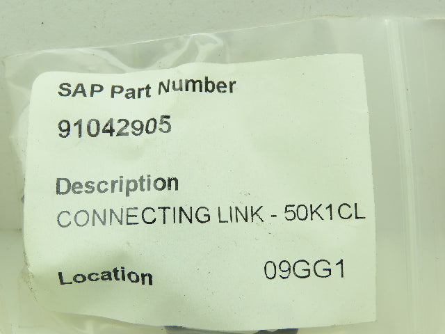 Tsubaki 50K1CL Connecting Link K-1 Attachment Lot of 11
