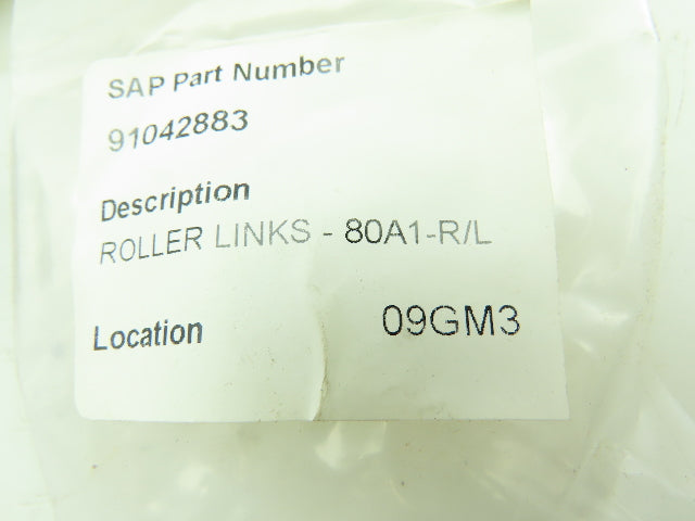 80A1-R/L Connecting Link Attachment Chain Link # 80 Cottered Lot of 9