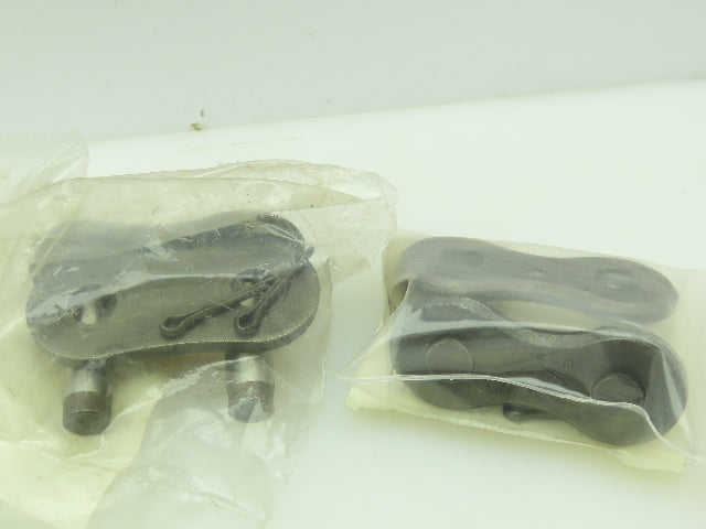 100CL Connecting Link Roller Chain #100 Standard Riveted Lot of 4