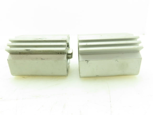 SMC CDQ2A25-25DZ Compact Air Pneumatic Cylinder 25mm Bore 25mm Stroke LOT OF 2