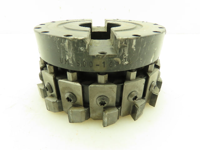 Ultra-Mill UM 5.00-16-1A Indexable Face Mill 16-Insert Cutter 5" RH 1.5" Arbor