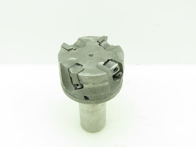 Dijet SEM2.504-0485 Indexable Face Mill 4-Insert Cutter 2.4" OD RH 1.25" Shaft