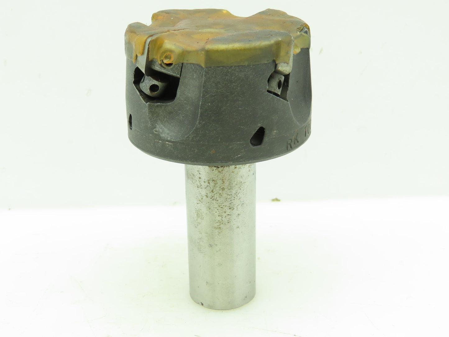 RK Tool SMC2404-13342 Indexable Face Mill 4-Insert Cutter 2.4" OD RH 1" Shaft
