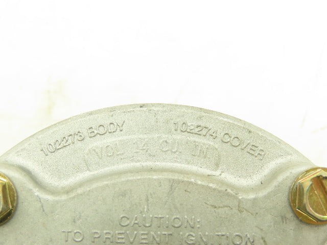 Marathon Electric 102273 Hazardous Location Enclosure Box W/102274 Cover