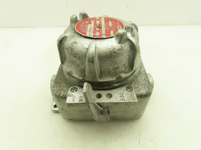 Crouse Hinds GUSC2041-13-5 Explosion Proof Snap Switch 15A 250V Breaker 1" Ports
