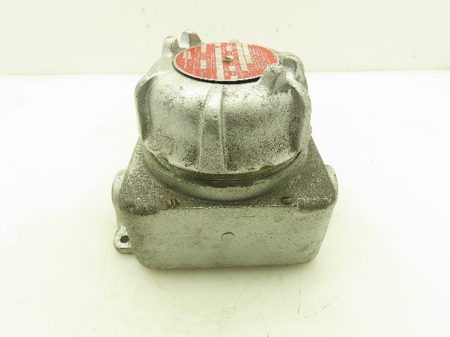 Crouse Hinds GUSC2041-13-5 Explosion Proof Snap Switch 15A 250V Breaker 1" Ports